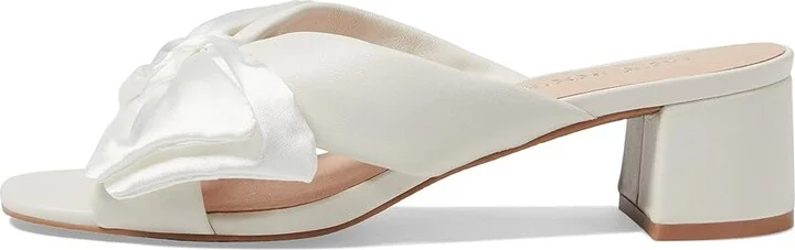 Jack Rogers Debra Mid Heel Women's Sandals White : 5 M, Leather - Image 5