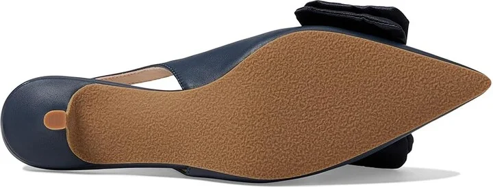 Jack Rogers Debra Slingback Kitten Heel High Women's Heels Platinum Nappa : 6.5 M, Leather - Image 7