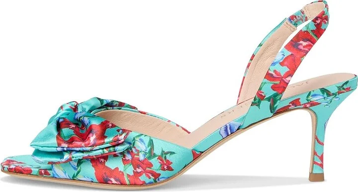 Jack Rogers Eloise Bow Slingback Women's Sandals Aquamarine : 9 M, Leather - Image 6