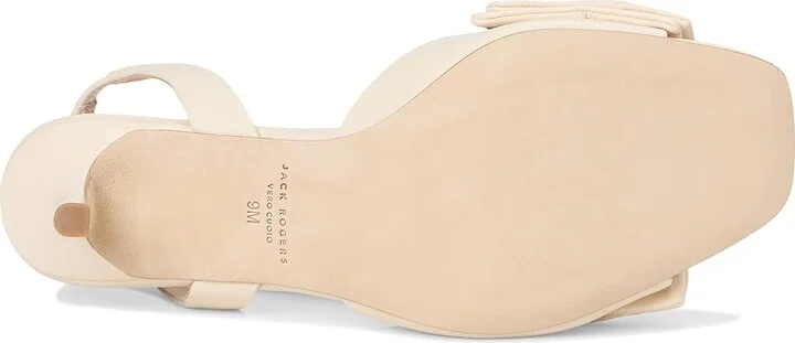 Jack Rogers Eloise Bow Slingback Women's Sandals Black : 5 M, Leather - Image 9