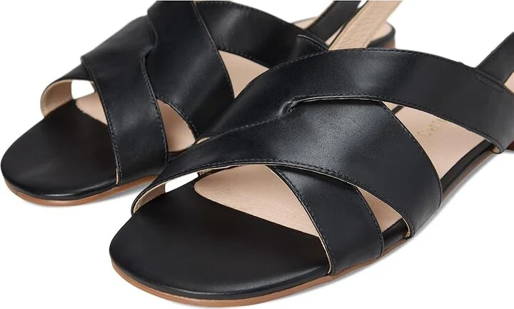 Jack Rogers Erin Sandal Women's Sandals Black : 7.5 M, Leather - Image 7