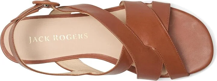 Jack Rogers Erin Sandal Women's Sandals Black : 7.5 M, Leather - Image 8