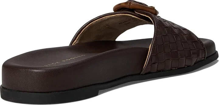 Jack Rogers Essex Slide - Embossed Metallic Leather Women's Sandals Jacks Platinum : 11 M - Image 10