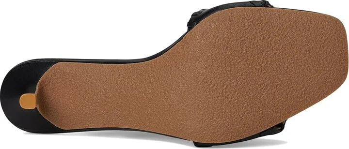 Jack Rogers Flora Kitten Heel - Nappa Women's Wedge Shoes Black : 6 M, Leather/Rubber - Image 3