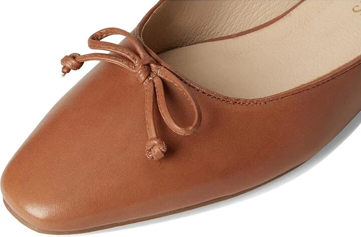 Jack Rogers Ginny Flat Mule Women's Sandals Cognac : 8.5 M, Leather - Image 7