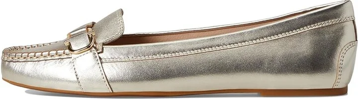 Jack Rogers Hanover Hardware Moccassin - Leather Women's Flat Shoes Platinum : 11 M, Leather/Rubber - Image 6