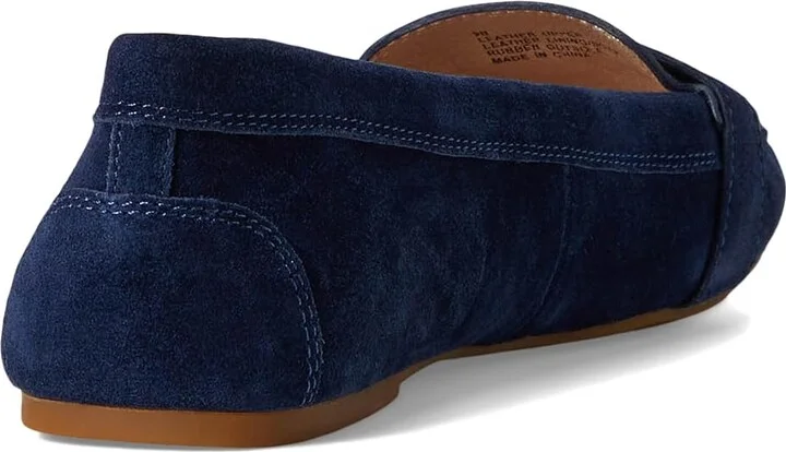 Jack Rogers Hanover Hardware Moccassin - Suede Women's Flat Shoes Midnight : 9.5 M, Leather/Rubber/Suede - Image 4