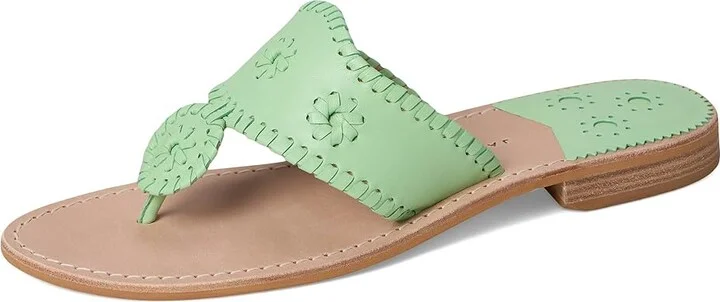 Jack Rogers Jacks Flat Sandal - Nappa Women's Sandals Hot Fudge : 11 M, Leather - Image 11