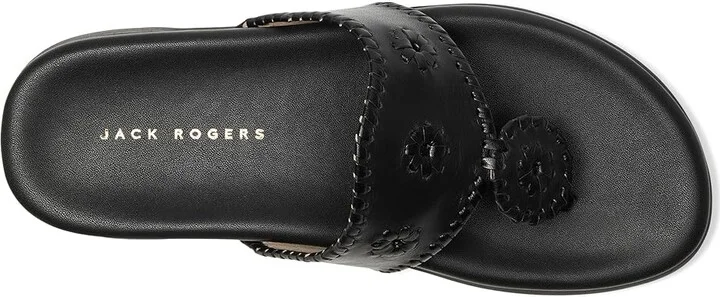 Jack Rogers Jacks Sport Sandal - Metallic Nappa Women's Dress Sandals Jacks Platinum : 5.5 M, Leather - Image 8