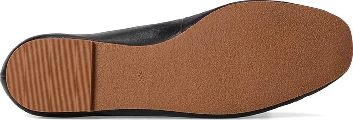 Jack Rogers Kenlyn Cap Toe Ballet - Leather/Patent Women's Flat Shoes Black/Black Pat : 6.5 M - Image 3