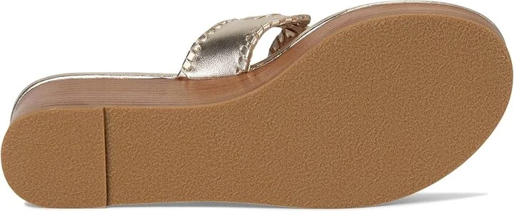 Jack Rogers Kimberly Mid Women's Wedge Shoes Black : 9.5 M, Leather - Image 9