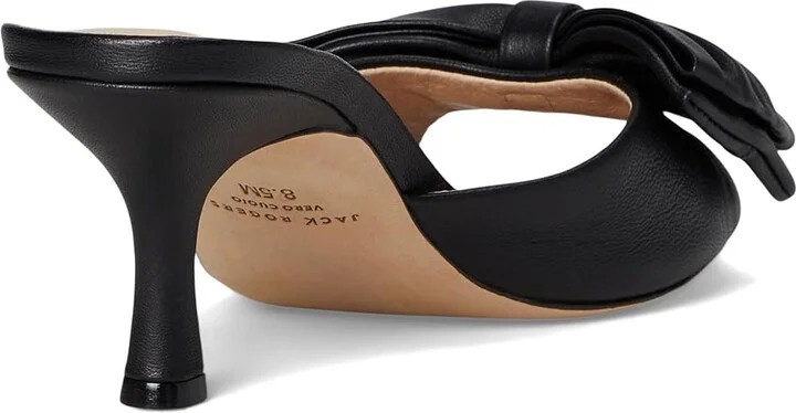 Jack Rogers Lola Bow Sandal - Nappa Women's Dress Sandals Black : 11 M, Leather - Image 4