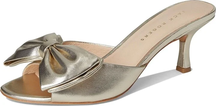 Jack Rogers Lola Bow Sandal - Nappa Women's Dress Sandals Black : 11 M, Leather - Image 11