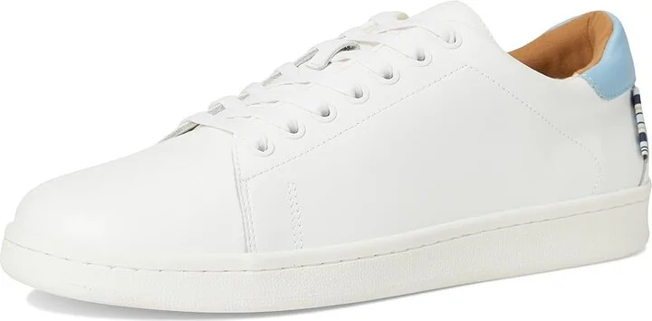 Jack Rogers Marina Sneakers Women's Shoes White/Aqua Sky : 5.5 M, Leather - Image 5