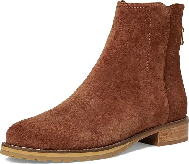 Jack Rogers Newbury Bootie - Suede Women's Boots Sequoia : 8 M, Leather/Rubber/Suede - Image 5