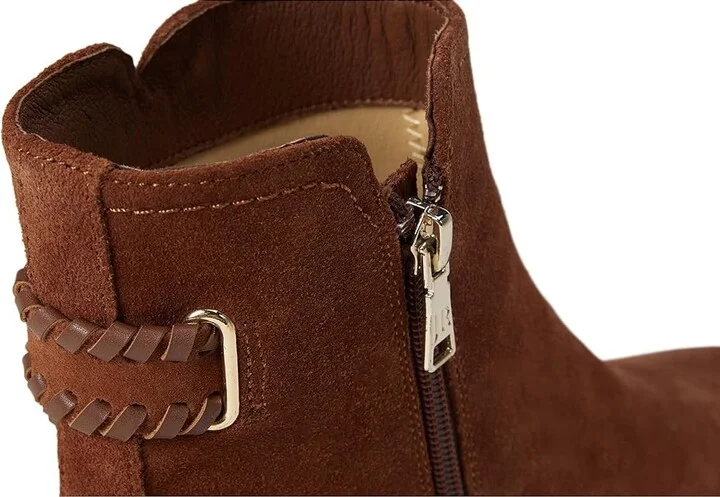 Jack Rogers Newbury Bootie - Suede Women's Boots Sequoia : 8 M, Leather/Rubber/Suede - Image 7
