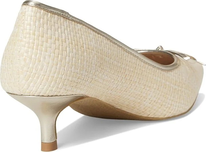 Jack Rogers Pammi Pump Women's Sandals Natural/Jacks Platinum : 8 M, Leather - Image 4