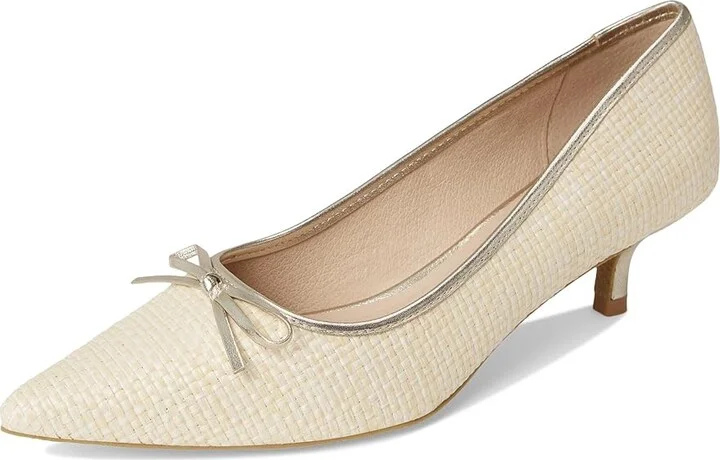 Jack Rogers Pammi Pump Women's Sandals Natural/Jacks Platinum : 8 M, Leather - Image 5