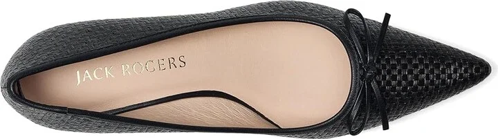 Jack Rogers Pammi Pump Women's Sandals Natural/Jacks Platinum : 8 M, Leather - Image 8