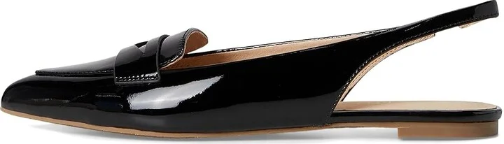 Jack Rogers Pennie Slingback Ballet - Patent Women's Flat Shoes Black : 6.5 M, Leather/Rubber - Image 6