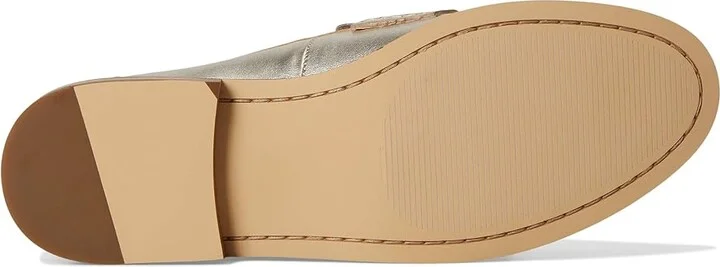 Jack Rogers Tipson Penny Loafers - Leather Women's Flat Shoes Luggage/Ivory : 7 M, Leather/Rubber - Image 9