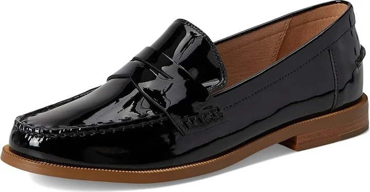 Jack Rogers Tipson Penny Loafers - Patent Women's Flat Shoes Black : 7 M, Leather/Rubber - Image 5