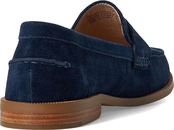 Jack Rogers Tipson Penny Loafers - Suede Women's Flat Shoes Midnight : 8.5 M, Leather - Image 4