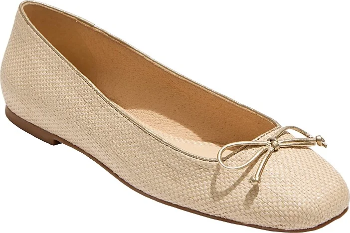 Jack Rogers Women's Kenlyn Square Toe Ballet Flats