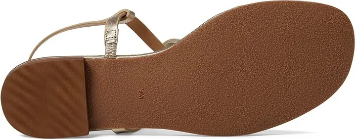 Jack Rogers Worth Flat Sandal Women's Shoes Platinum : 10 M, Leather - Image 3