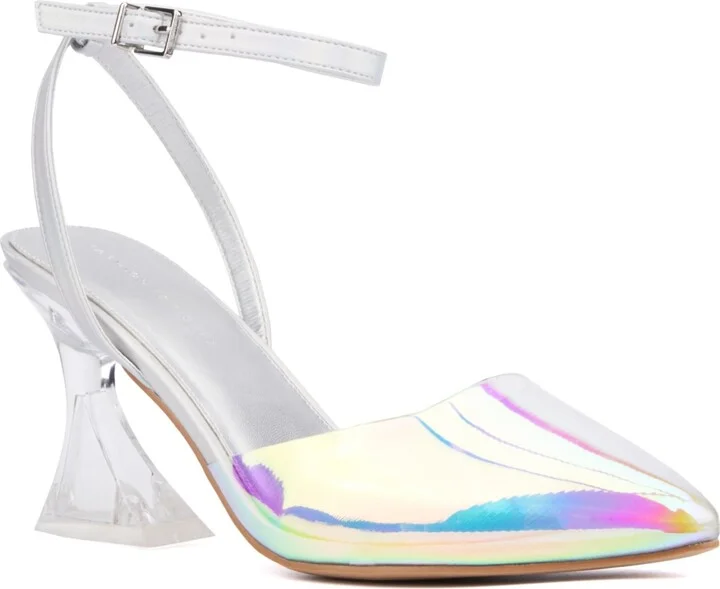 Jacki Ankle Strap Heel Pump - Wide Width
