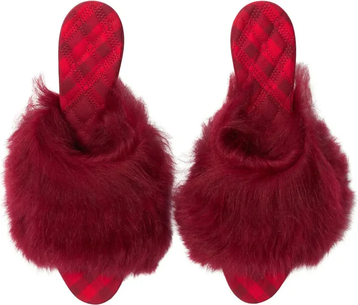 Jackie 65mm shearling sandals - Image 4