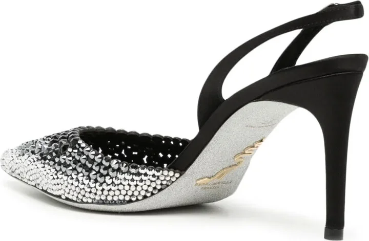 Jackie 70mm crystal-embellished pumps - Image 3