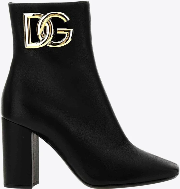 Jackie 90 Calf Leather Ankle Boots
