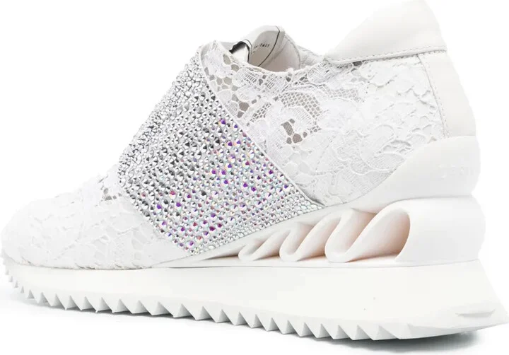 Jackie crystal-embellished sneakers - Image 3