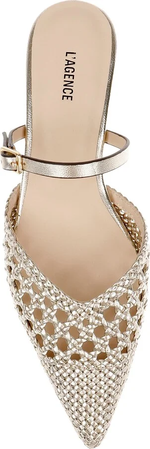 Jacklyn Mary Jane Pointed Cap Toe Mule - Image 4