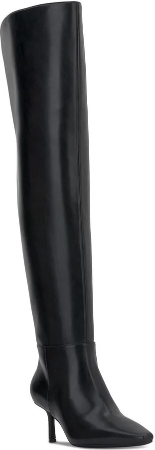 Jackston Womens Solid Man Made Over-The-Knee Boots