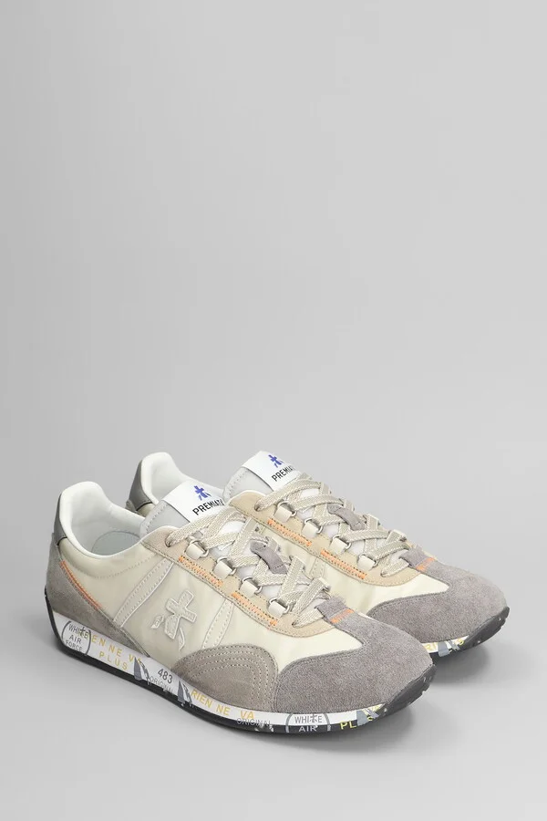 Jackyx Sneakers In Grey Suede And Fabric - Image 2