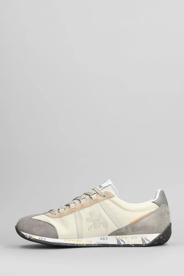 Jackyx Sneakers In Grey Suede And Fabric - Image 3