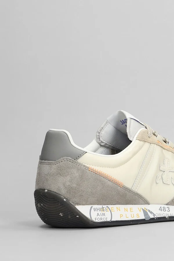 Jackyx Sneakers In Grey Suede And Fabric - Image 5