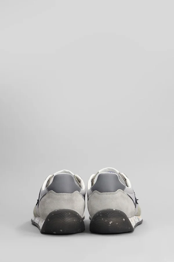 Jackyx Sneakers In Grey Suede And Fabric - Image 4
