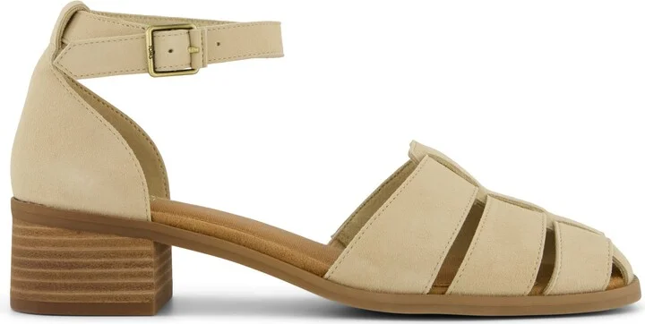 Jaclyn Fisherman Heel Almond Kid Suede