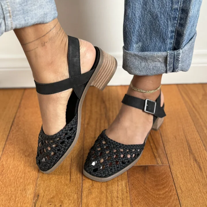 Jaclyn Perforated Leather Heel - Image 2