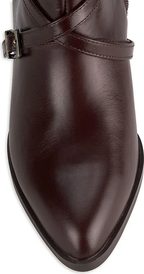 Jacoby 83MM Block Heel Leather Knee Boots - Image 5