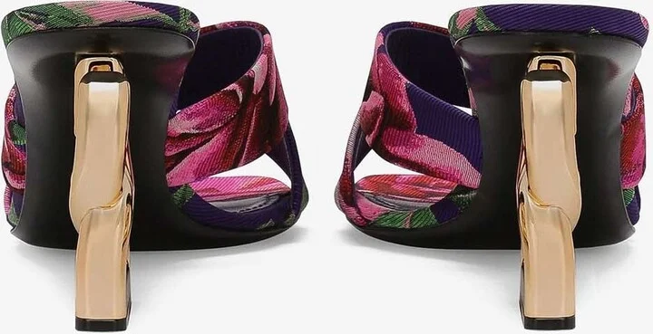 Jacquard 3.5 75 Floral Mules - Image 2