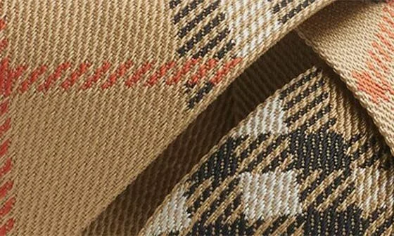 Jacquard Check Crisscross Slide Sandal - Image 7