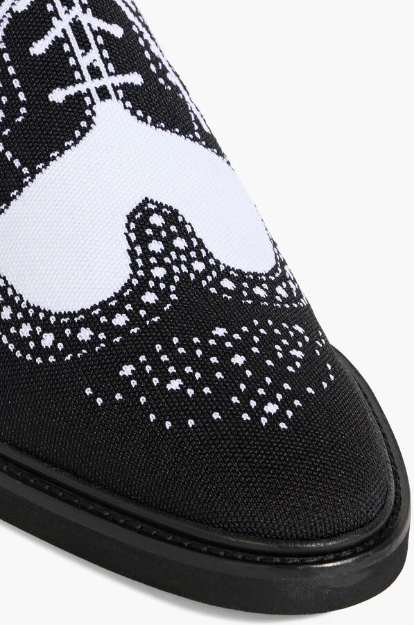 Jacquard-knit derby shoes - Image 4