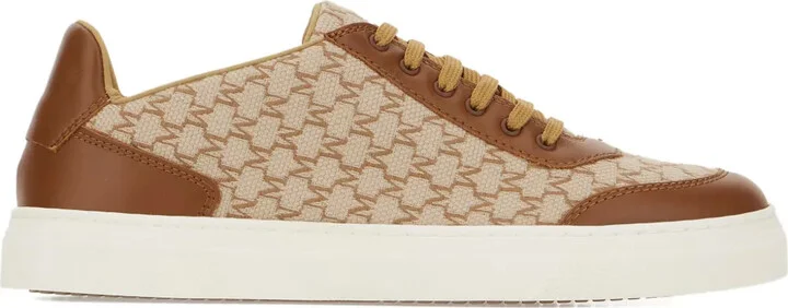 Jacquard-Monogram Sneakers