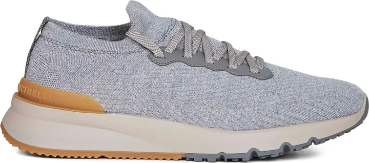 Jacquard Wool Knit Sneakers