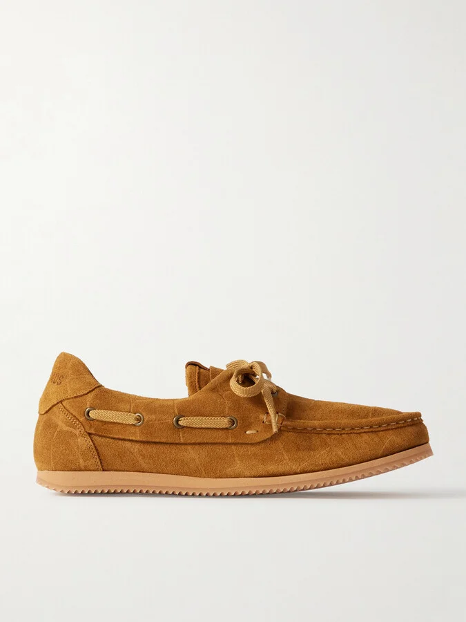 Jacquemus - Batto Croc-effect Suede Loafers - Brown