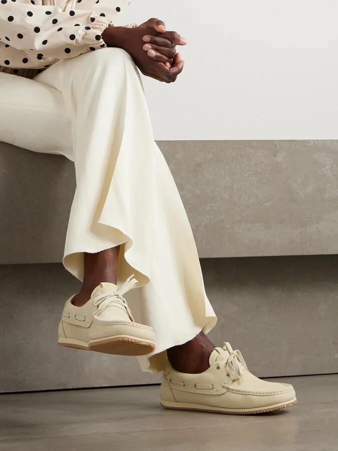 Jacquemus - Batto Nubuck Loafers - Cream - Image 2